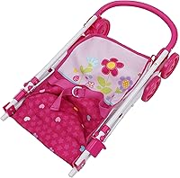 Vista 3 de 509 Crew Garden 3 piezas Stroll n Care - El juego de muñecas incluye un cochecito medio plegable, patio de juegos y silla alta, juego de simulación