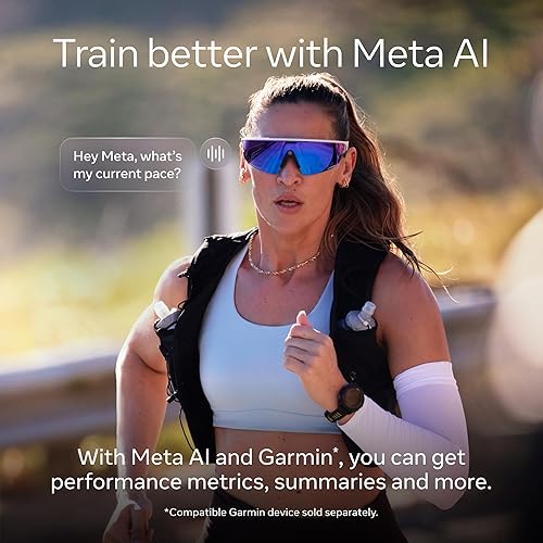 Miniatura 5 de Oakley Meta Vanguard con Meta AI, audio, foto, compatibilidad de vídeo, blanco, Prizm negro