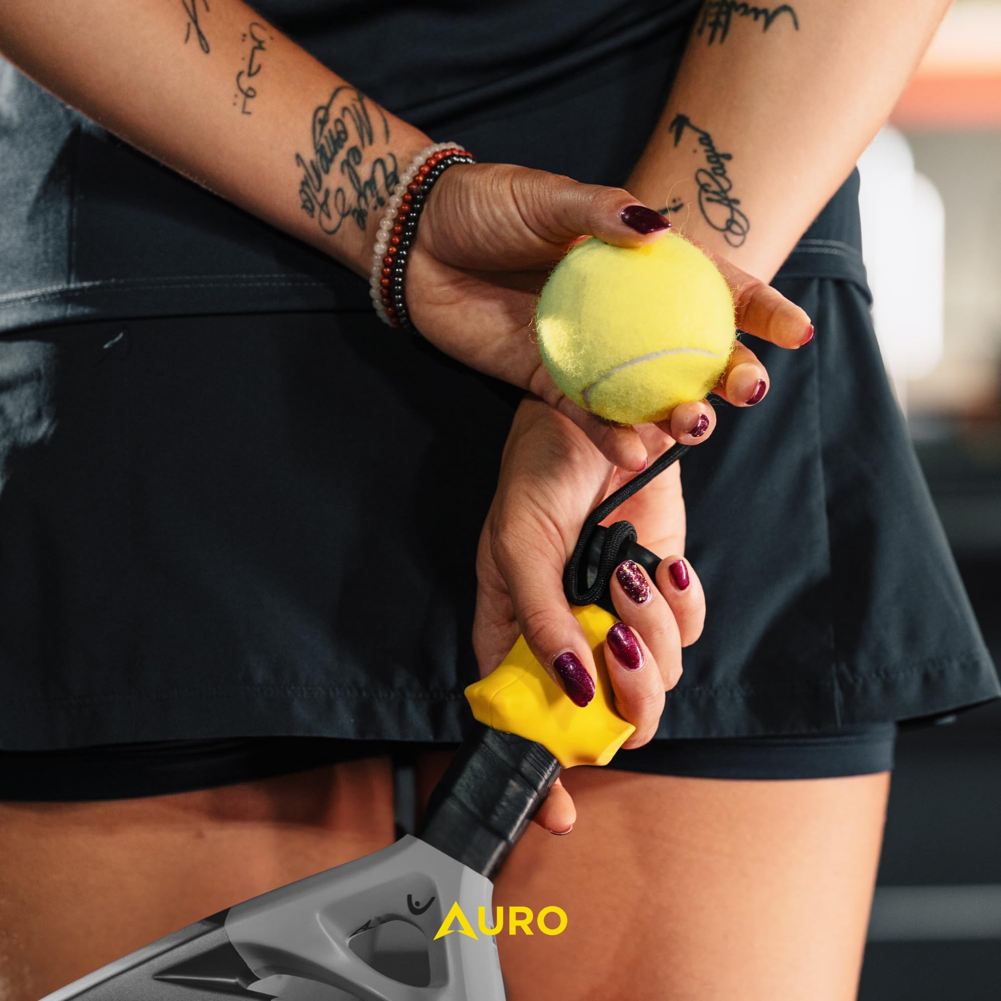 Grip para Pádel, Tenis y Pickleball Auro Grip – Corrige tu Empuñadura al Instante | Mayor Control, Potencia y Precisión