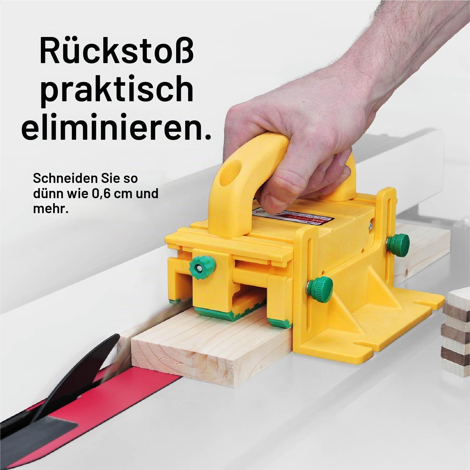 GRR-RIPPER 3D-Schieber für Tischkreissägen, Frästische, Bandsägen und Abrichthobel von MicroJig