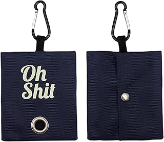 saco cocô cachorro - Porta saco cocô lona com fivela metal - Suporte saco lixo para animais estimação acessório trela saco lixo para passear com cães Pasukit