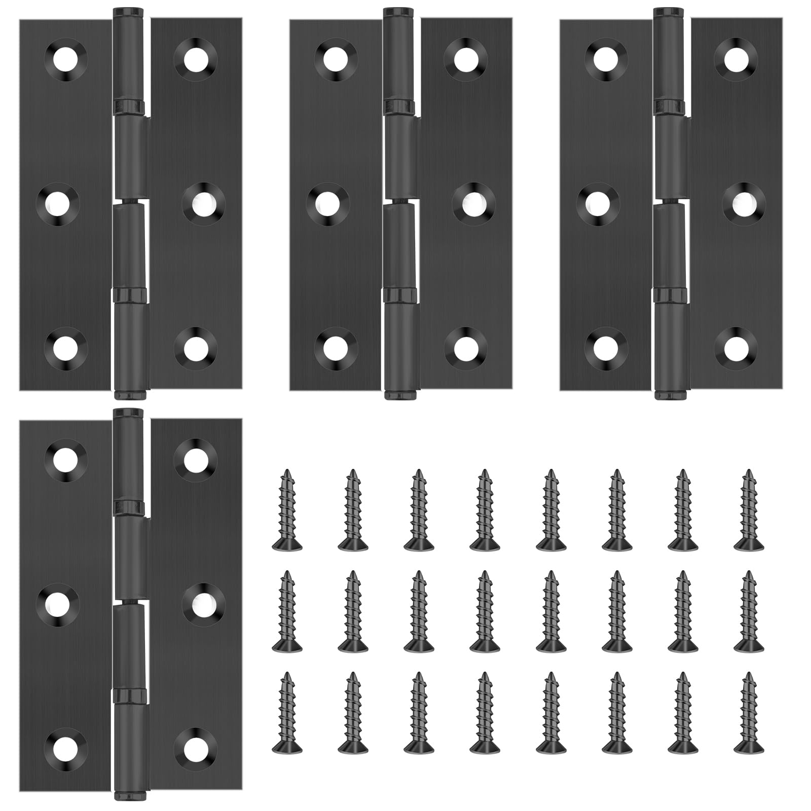 Charnière de porte pliante acier inoxydable pour boîte bois meuble placard