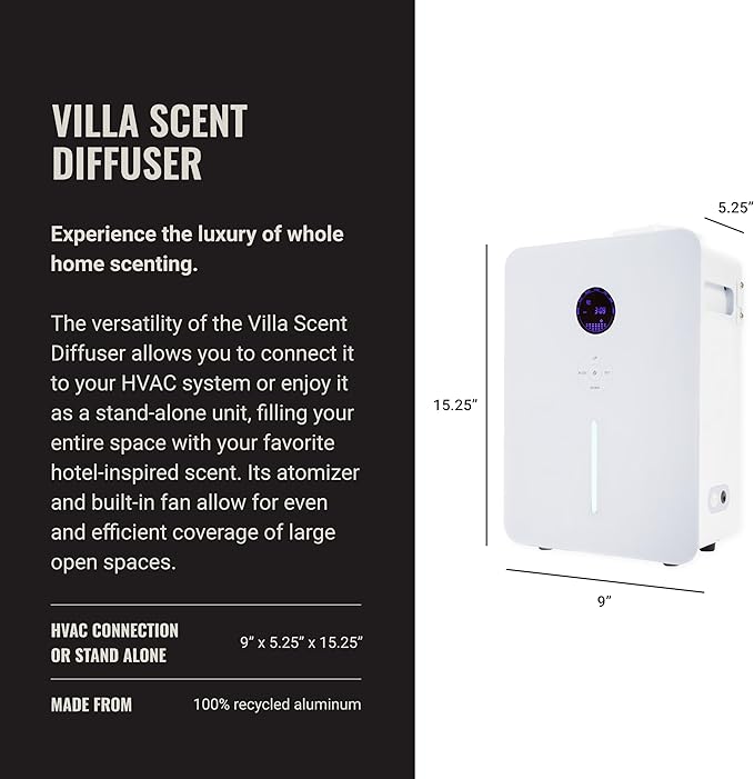 Difusor de Aromas Eléctrico Hotel Collection 1800 sq ft Blanco miniatura 2