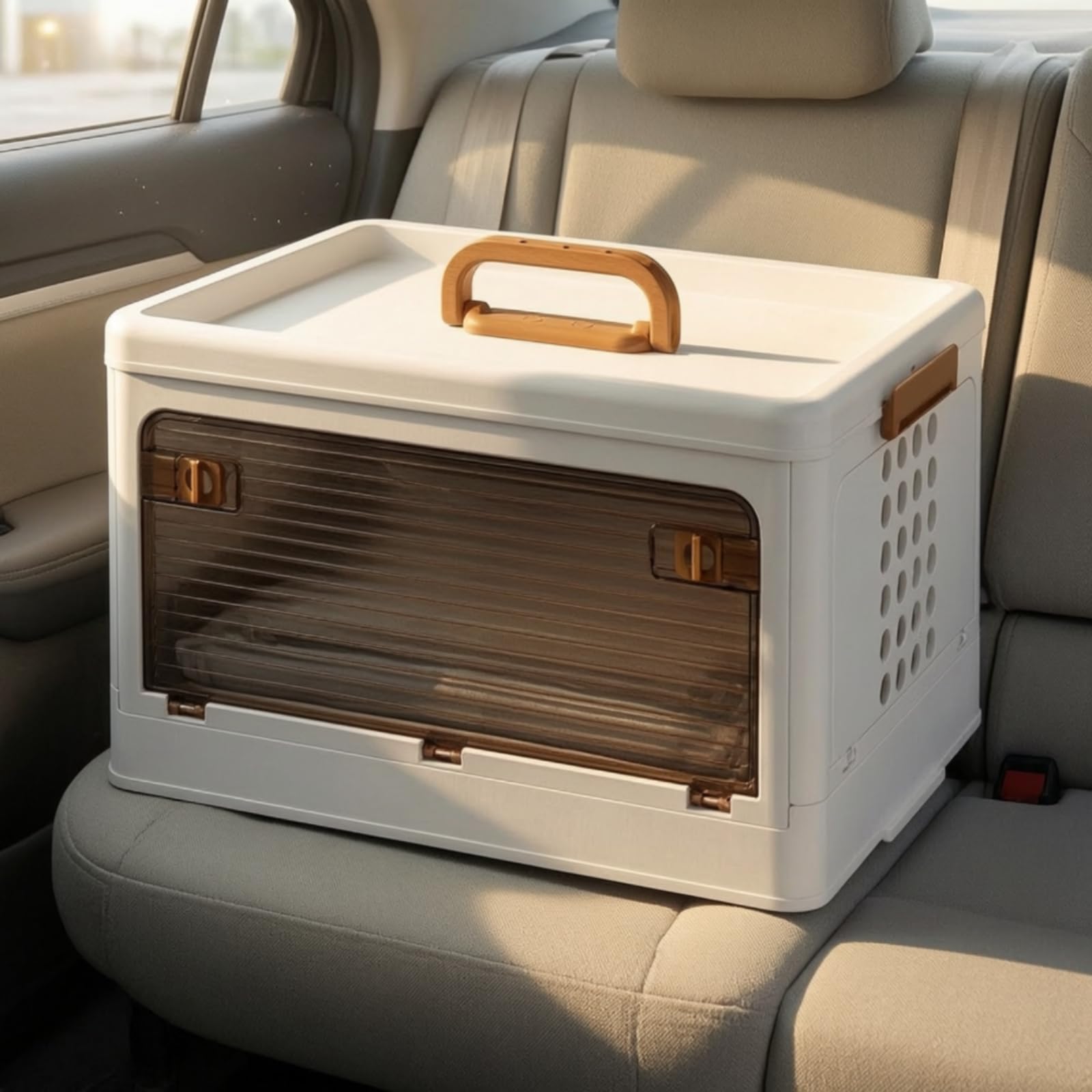 Kleintiertransportbox mit Belüftung