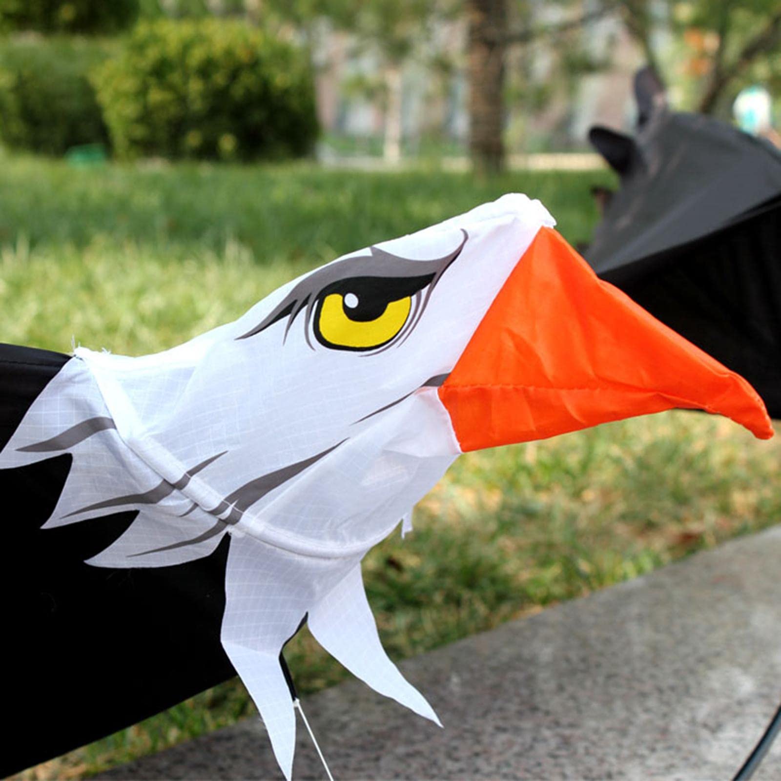 Adlerdrache Vogel Einleiner Drachen Kinderdrachen Riesendrachen aus Robustem FRP- Und Harzmaterial mit Schneller Steigfähigkeit für Kinder Erwachsene, 200x70cm