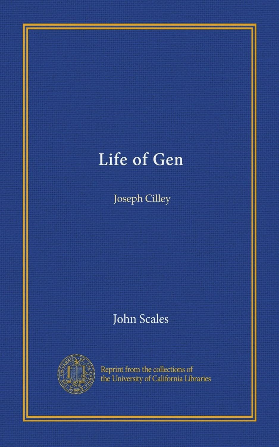 Life of Gen Joseph Cilley Scales, John Books
