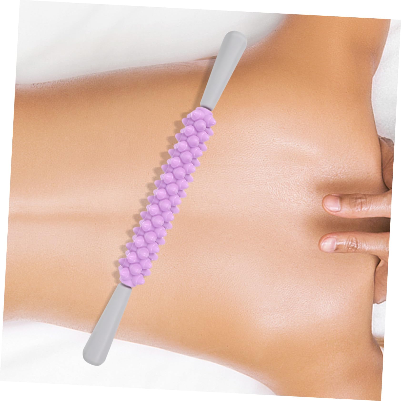 Bastone Massaggio Profondo a Rullo Tpr Ergonomico per Muscoli | Design Leggero e Portatile, per Atleti e Appassionati Fitness, Aiuta Recupero e Tensione
