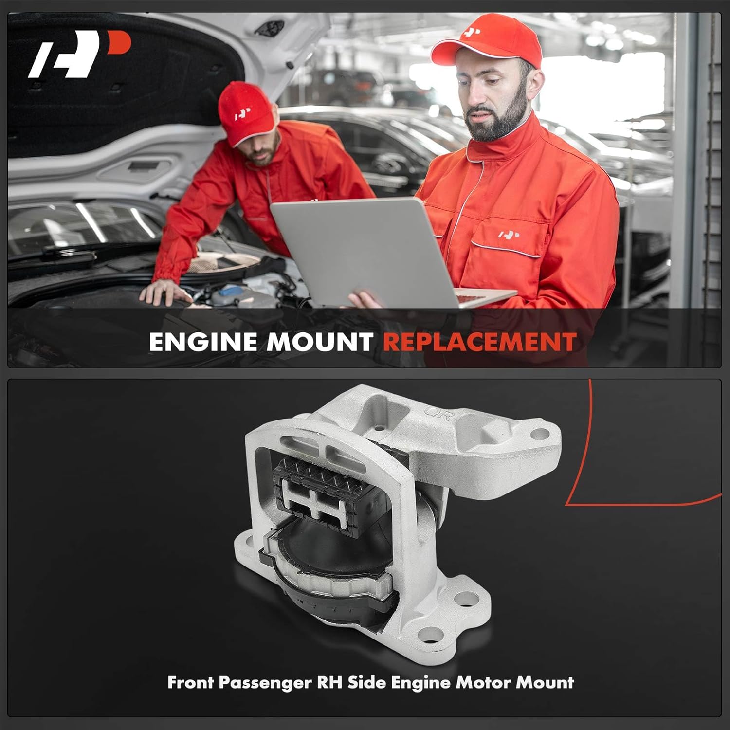 A-Premium Front Right Passenger Side Engine Motor Mount Compatible with Nissan Altima 2019 2020 2021 2022 2023 2024, 2.5L