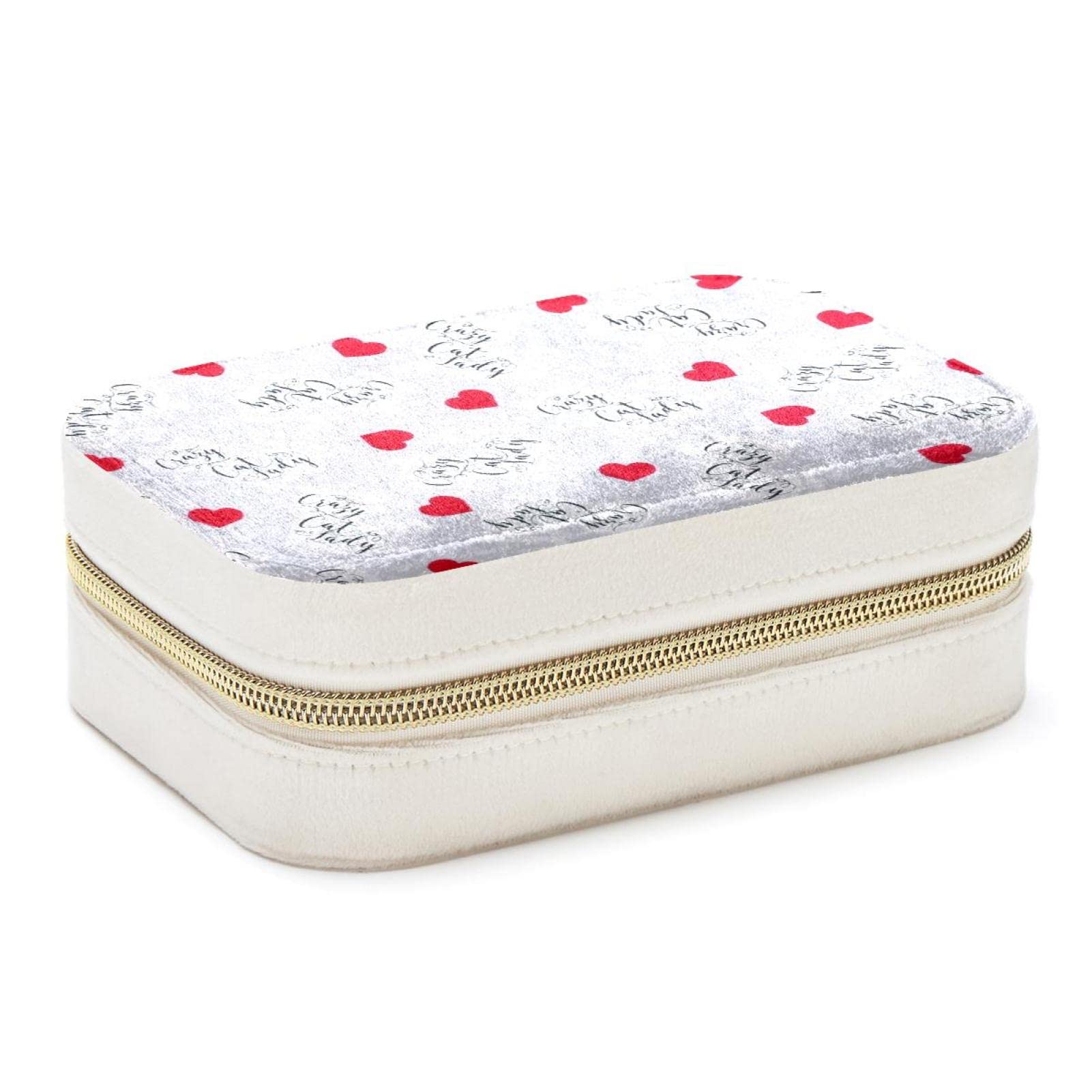 Boîte à bijoux de voyage portable pour bagues et colliers