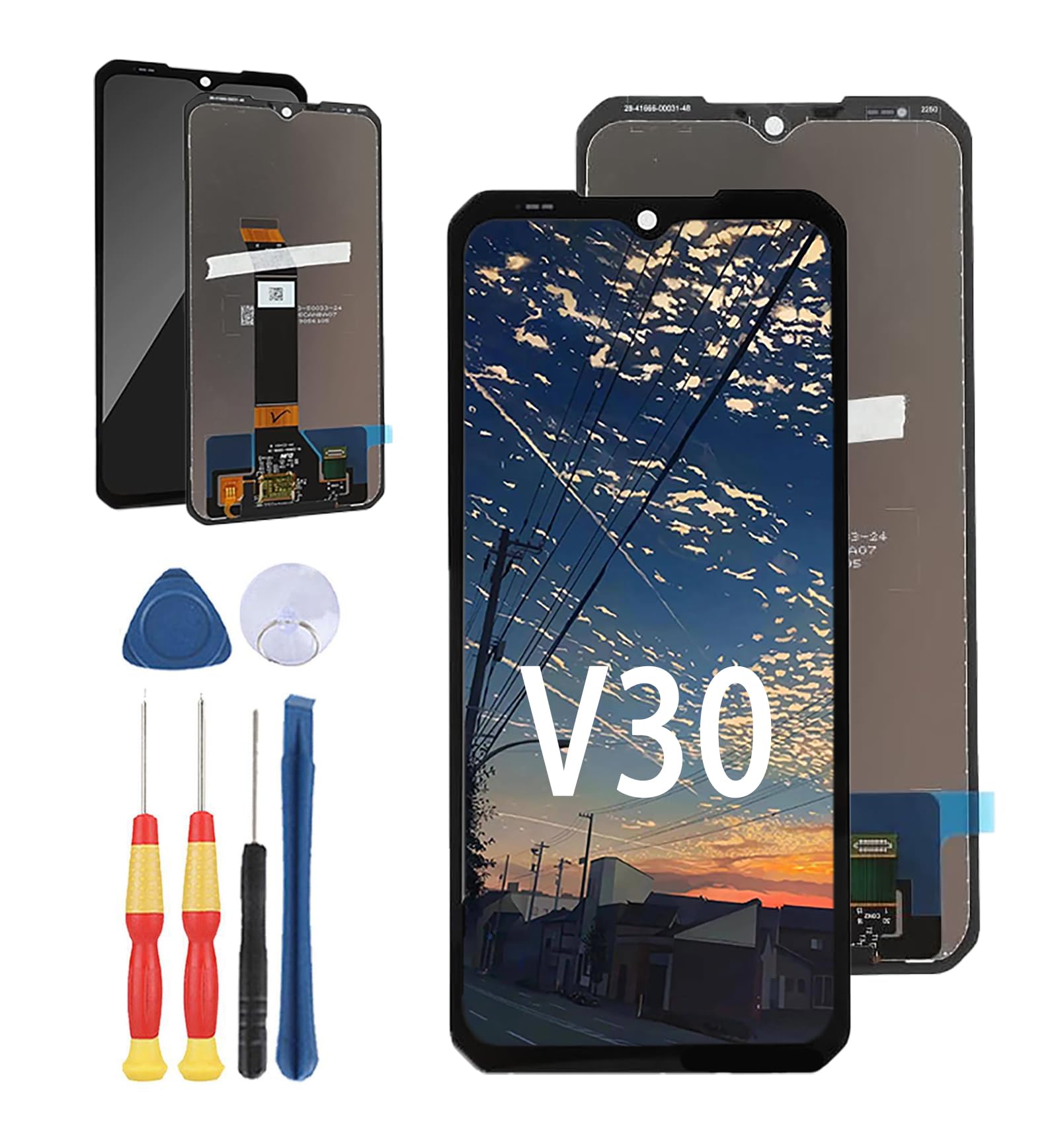 Nuovo Schermo di Ricambio per Doogee V30 V30T V31GT V30Pro V-Max Display LCD Riparazione dello Schermo e Sostituzione Strumento Accessori
