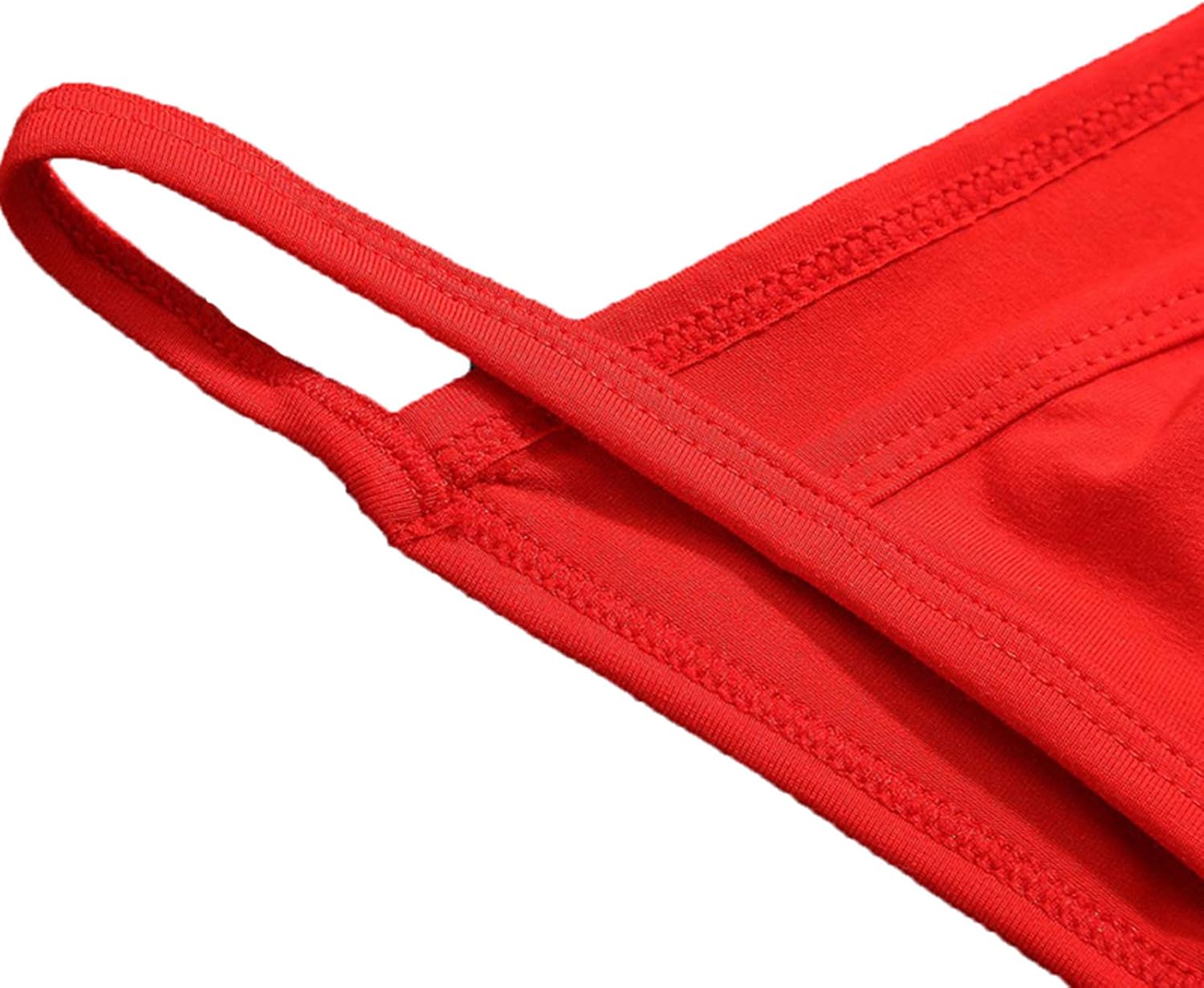 Men's Cotton Bikini Underwear Sexy Low Rise Brazilian Back Cut Bulge Underwear - Image 7