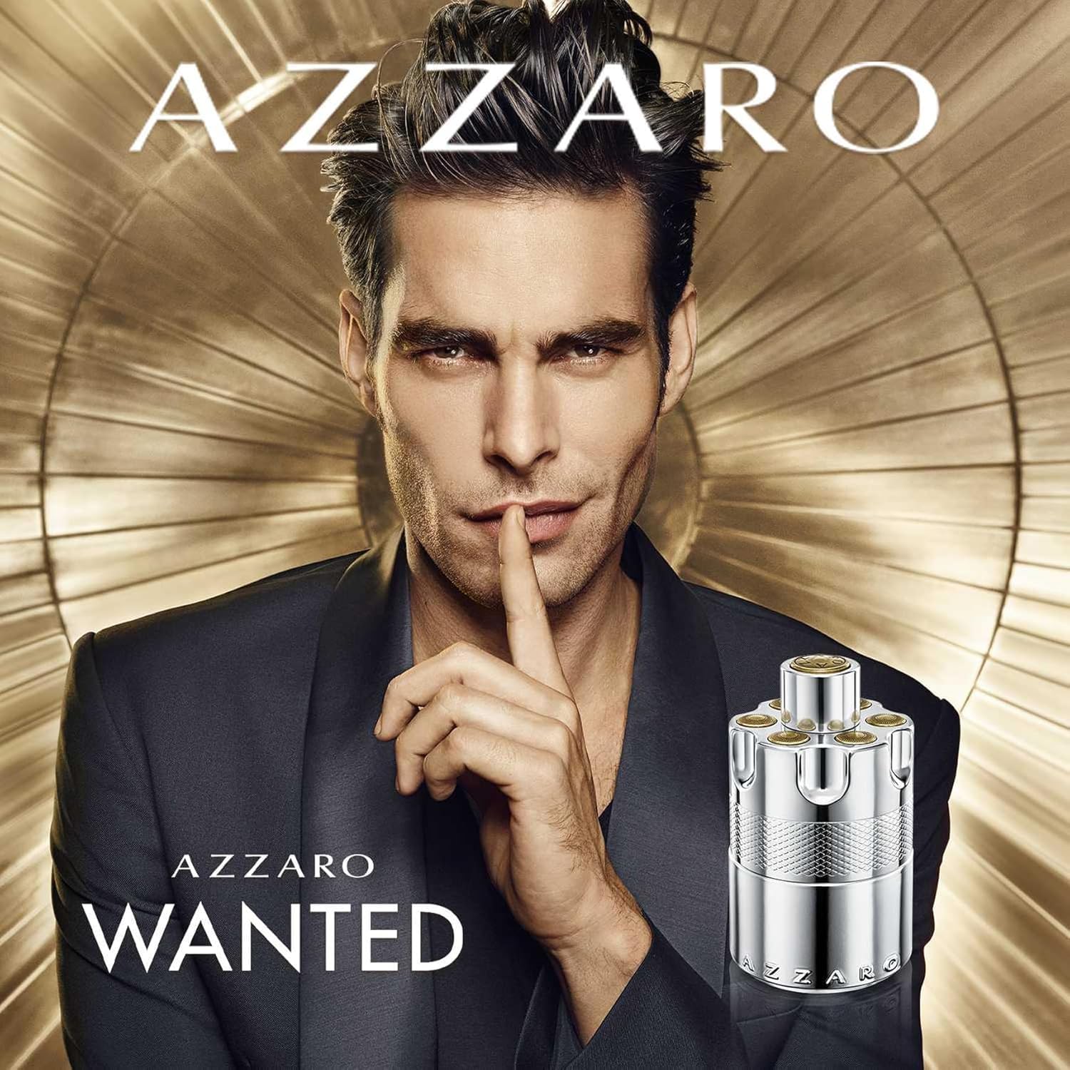 Azzaro, Wanted, Eau de Parfum, perfume de hombre amaderado, 50 ml