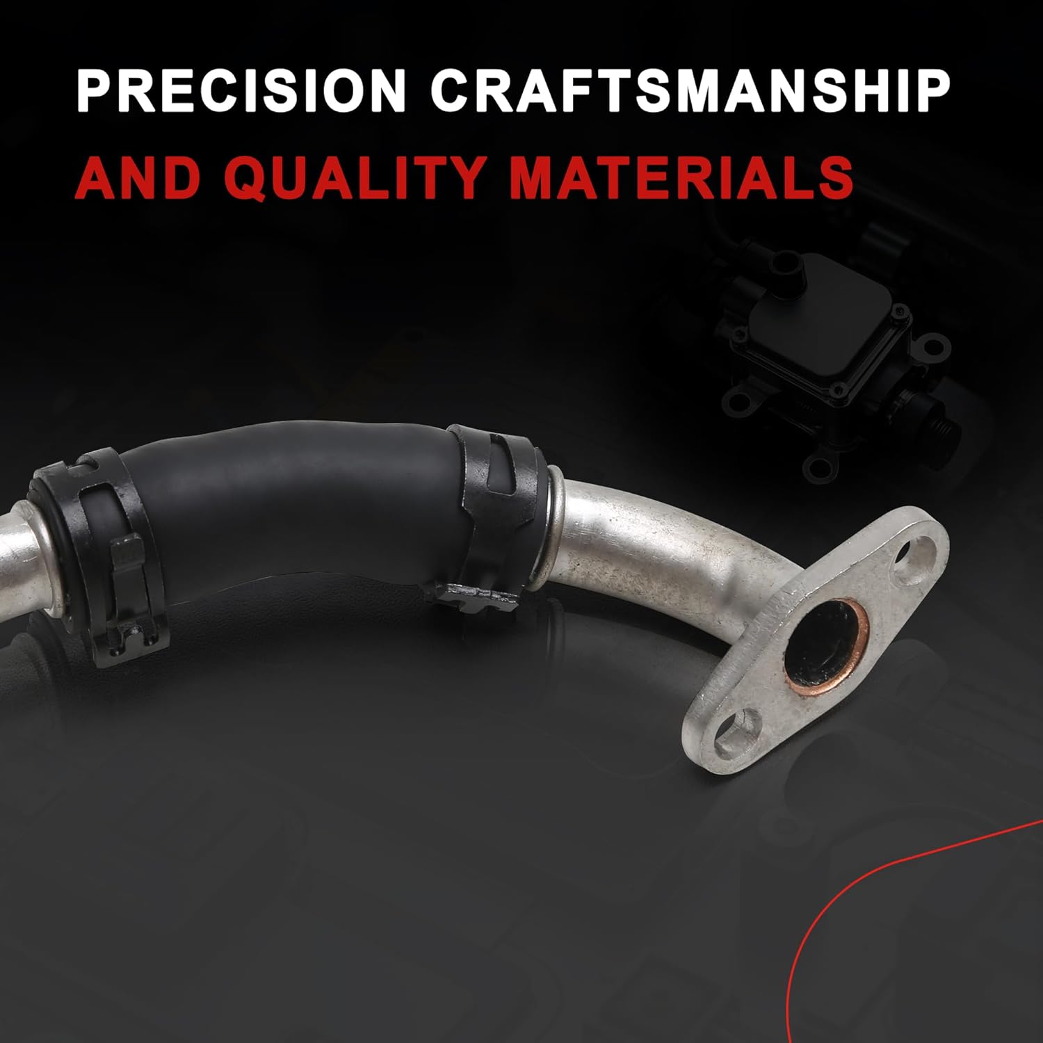 06H145735G Turbocharger Oil Line Compatible with Audi A3 Q3 TT VW Golf Jetta Passat Tiguan Scirocco Eos Beetle Skoda Seat Leon Octavia 2.0T