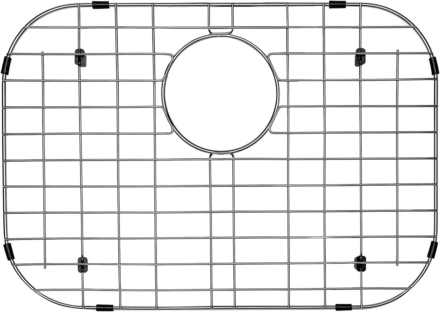 Sink Bottom Grid 19-1/16" x 13-5/8”, Rear Drain with Corner Radius 3-1/2", Sink Protector NLW1914R