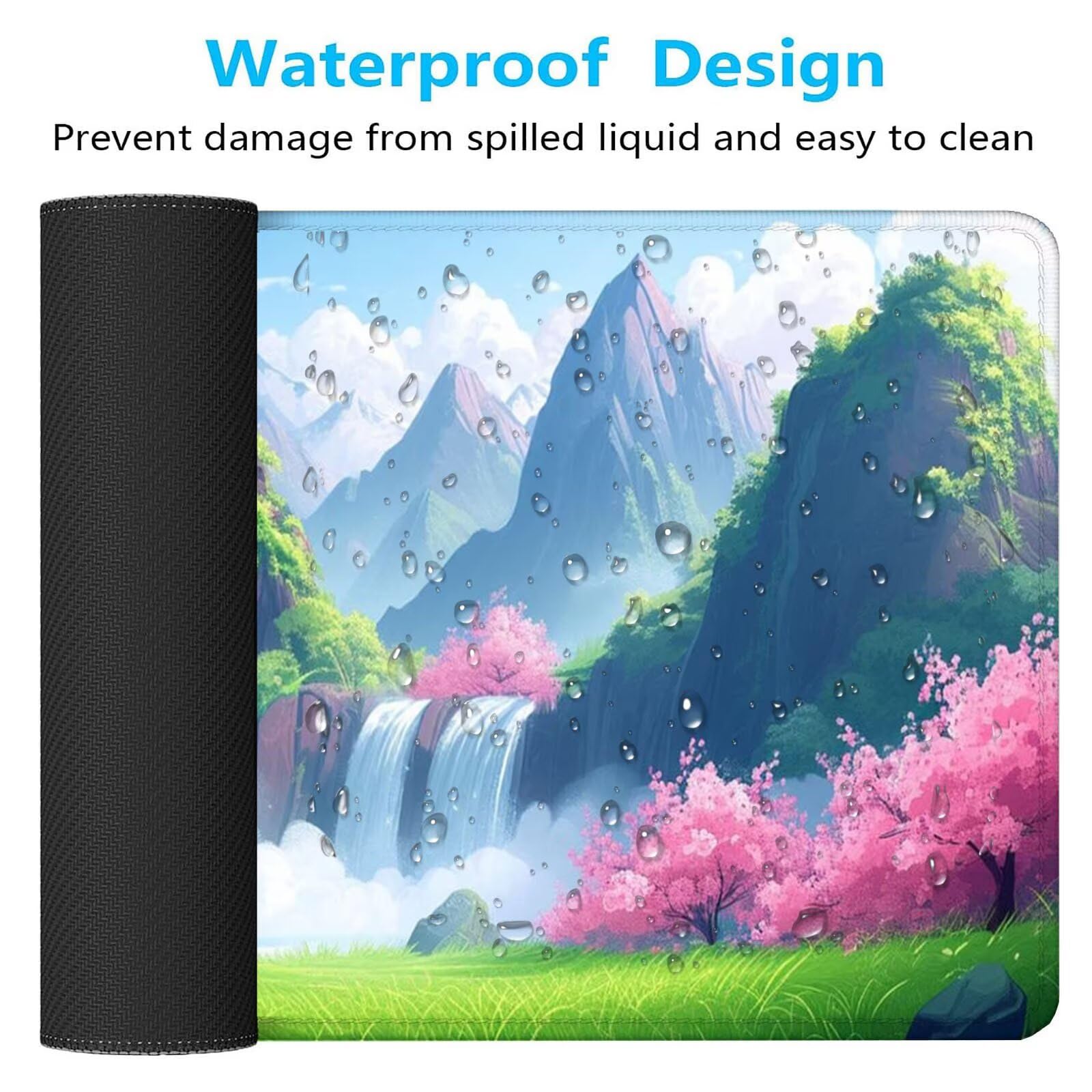 Podkładka pod mysz krajobrazową XXL jesień 1500 x 800 x 4 mm podkładka pod mysz dla graczy, podkładka pod mysz do laptopa, podkładka pod mysz i podkładka pod mysz do laptopa, podkładka pod mysz i