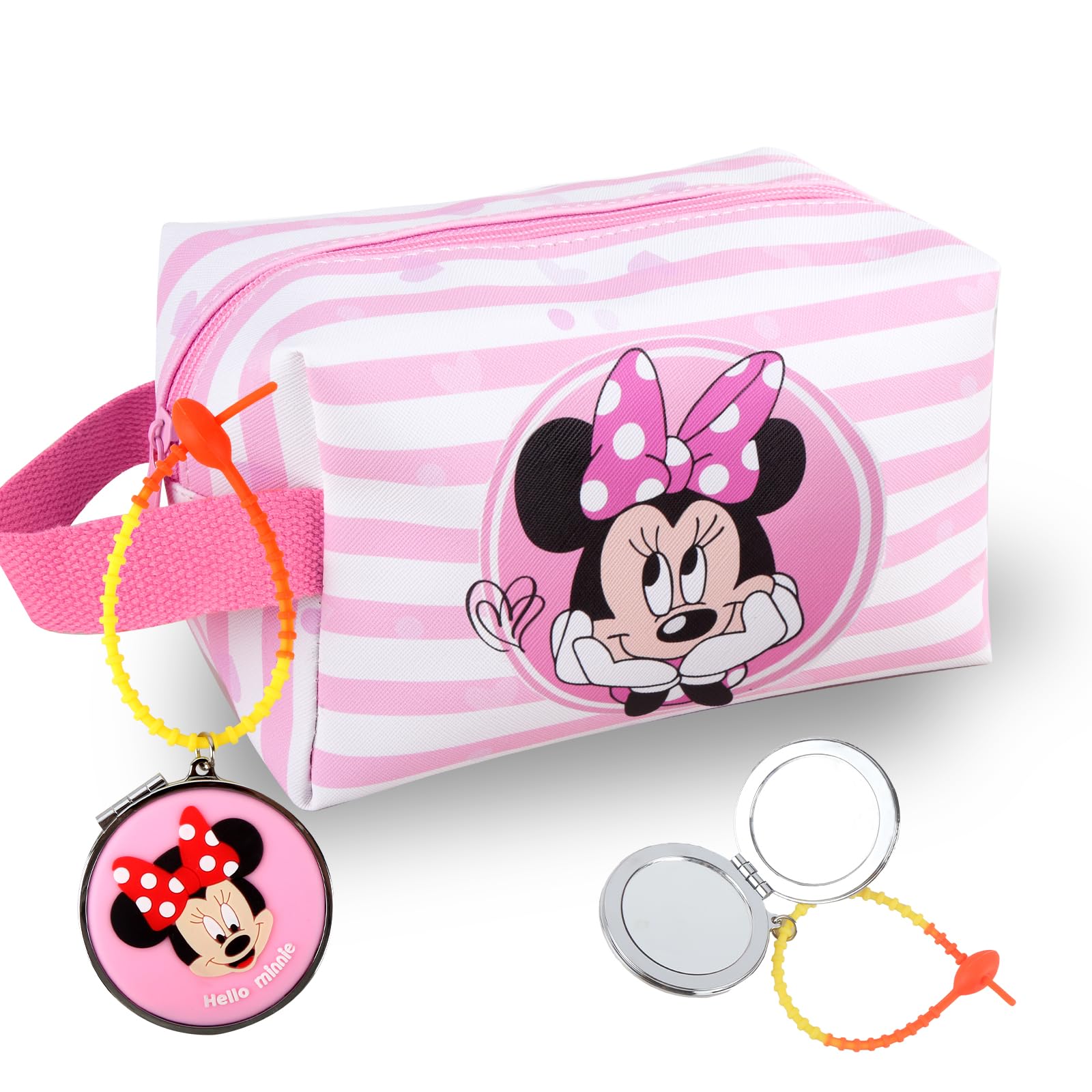yumcute Cartone Animato Classico Trousse Trucchi Donna,Alta Capacità Borsa Trucco,Maus Pochette Trucchi,Trousse Trucchi Bambina,Borsa da Toilette Viaggio Regali per Ragazze