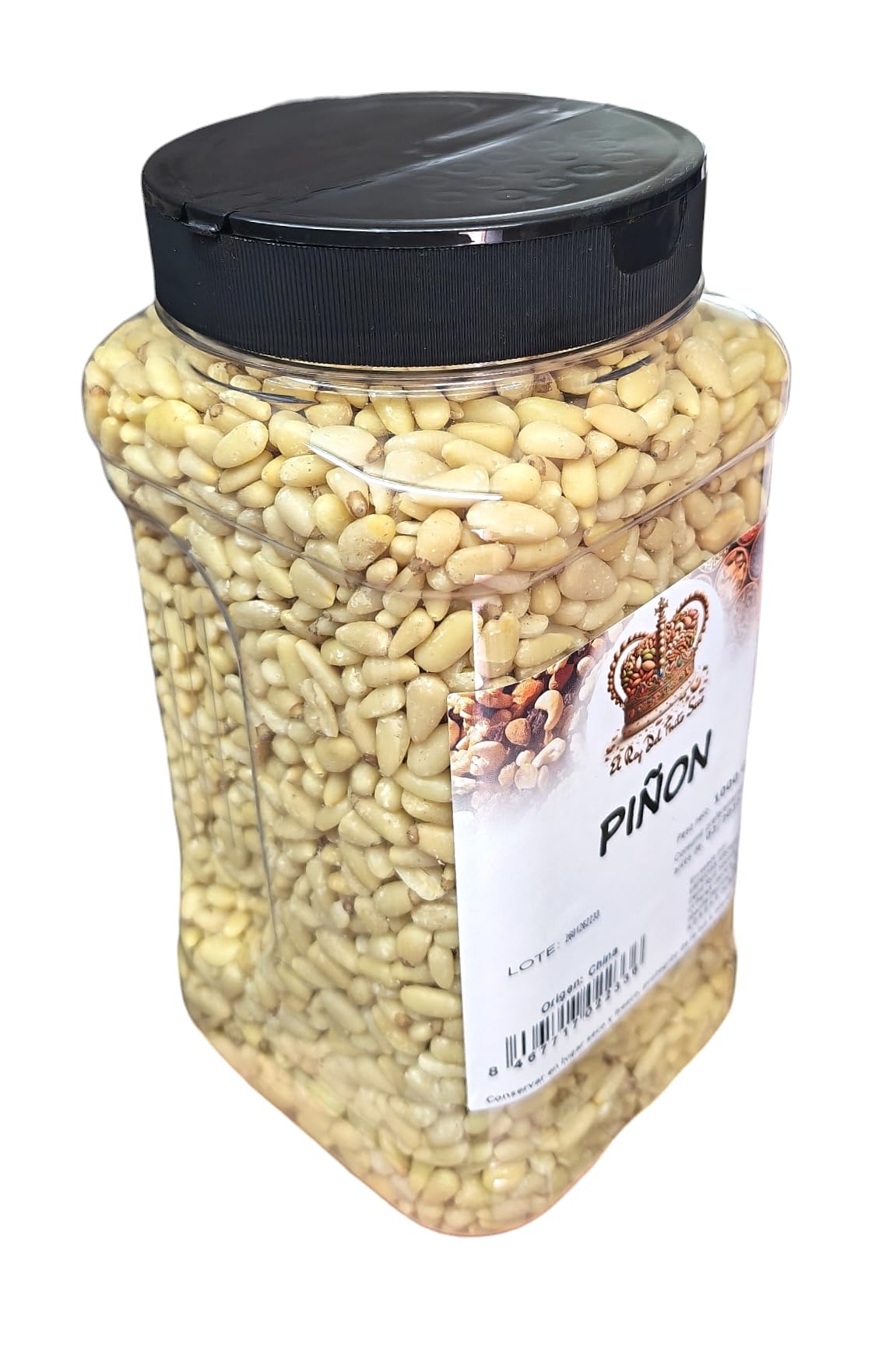 Piñones Mondados 1 Kg - Deliciosos piñones pelados y listos para disfrutar - El Rey del Fruto Seco