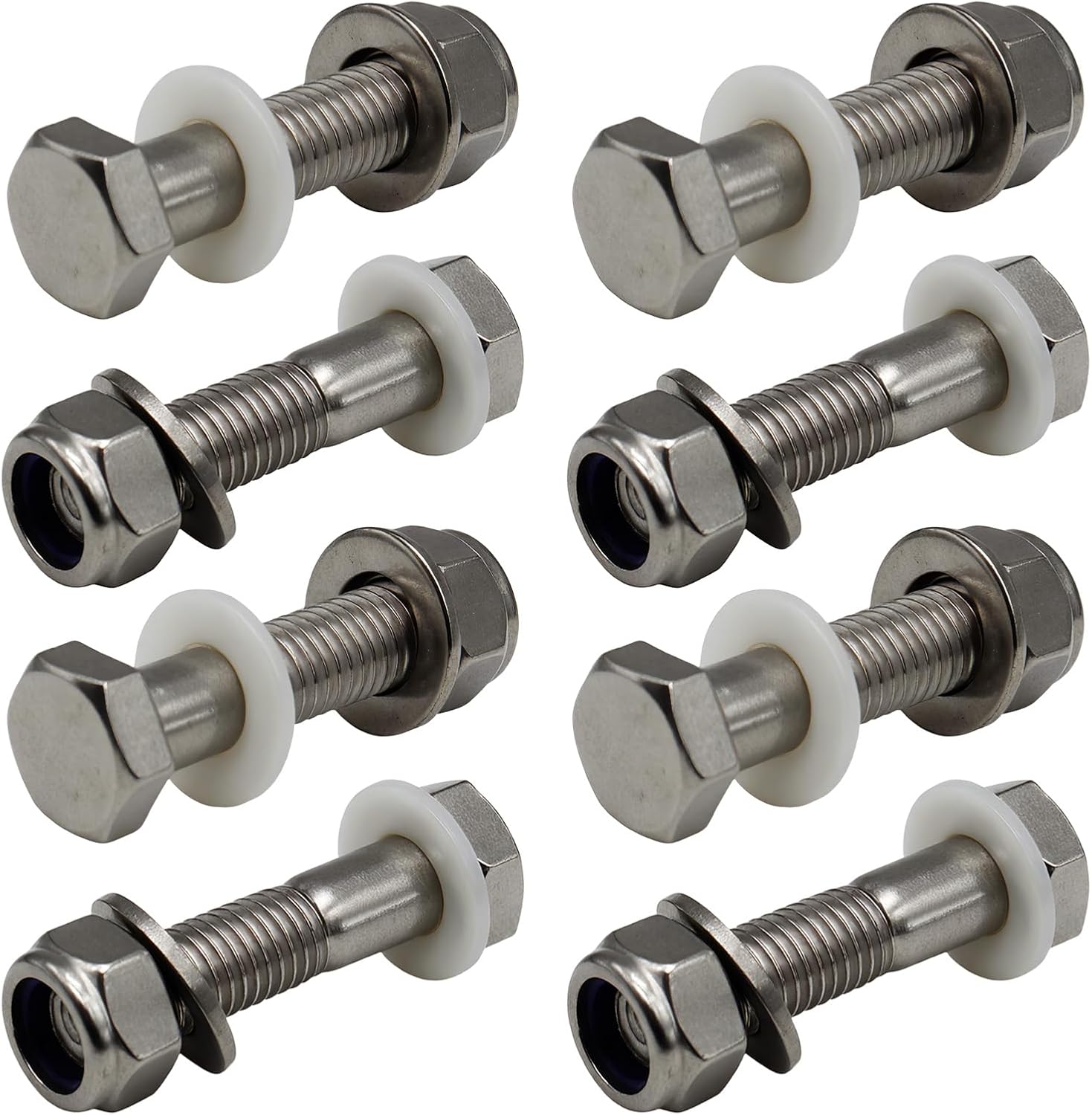 8pc Stainless Steel Bumper Bolt Kit for Peterbilt 365 567 388 389 Kenworth W990 W900