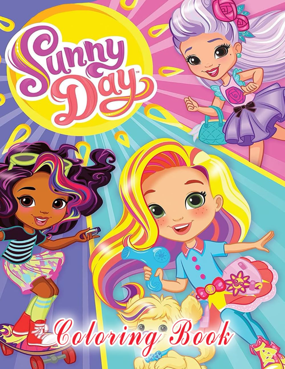Sunny Day Coloring Book: Funny Gift To Relax And Relieve Stress