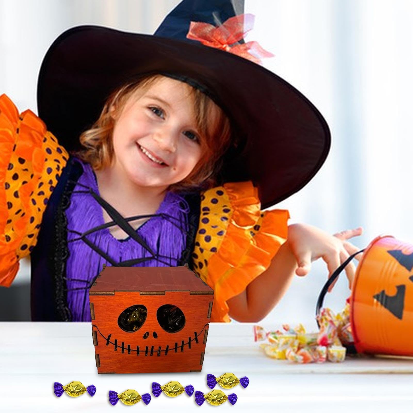 ハロウィン ボード　トリックオアトリート　リバーシブル　イーゼル付　デコバージュ ハロウィン ボード トリックオアトリート リバーシブル イーゼル付