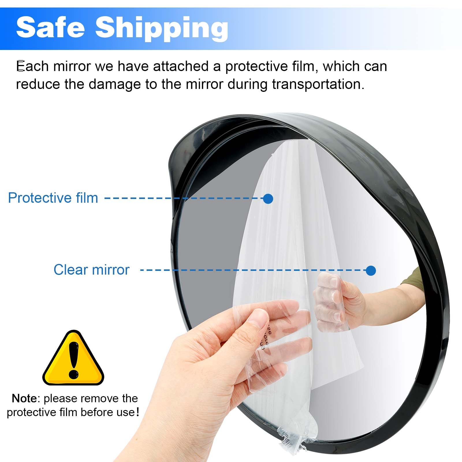 Specchio Vialetto Garage Specchio Convesso Sicurezza 30cm Diametro - Grandangolare 130°, Per Garage, Vialetti, Magazzini Specchio Parcheggio Esterno Interno