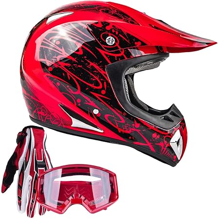 Typhoon Adult Dirt Bike Helmet 