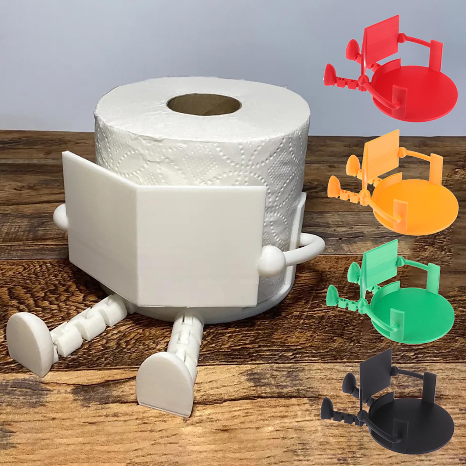 Porta Rotolo Di Carta Igienica A Forma Di Lumaca – Stampato In 3D Con Grandi Occhi – Accessorio Bagno Divertente