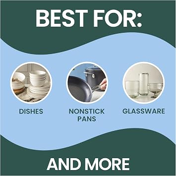 Scotch-Brite Non-Scratch Dishwand Kit, Includes 1 Wand & 8 Refill Pads, Keep Hands Out of the Mess, Blue