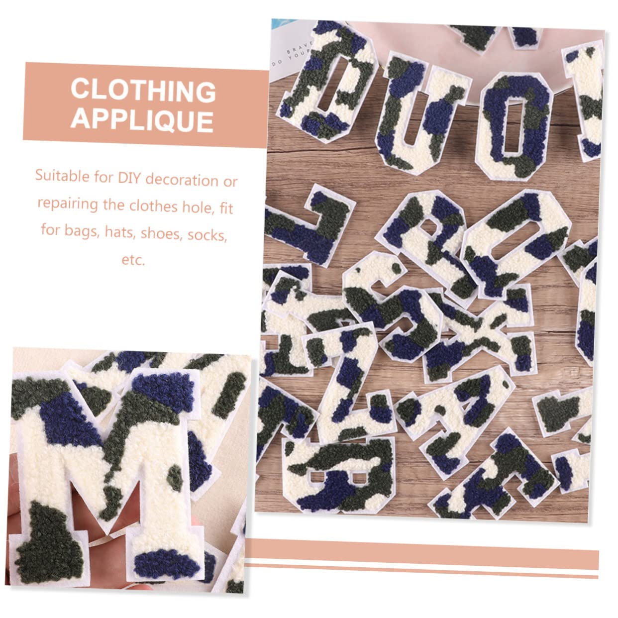 TEHAUX 104pezzi Toppe Ricamate Per Abbigliamento Patches Per Decorazione e Riparazione Jeans Borse e Scarpe