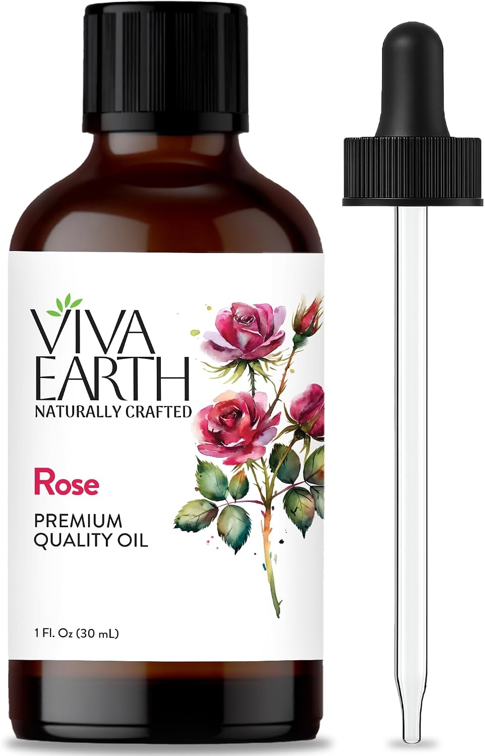 Rose Oil – Rose Infused Oil for Skin Care, Massage, Hair and Scalp Care, Diffusers, Home Fragrance, DIY Candles, Soaps and Beauty Blends – Light Floral Aroma, 4 oz