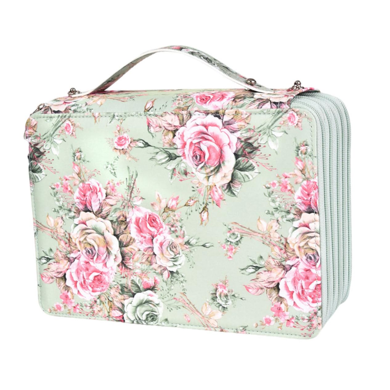 Gadpiparty Borsa Organizer per Cancelleria 252 Fori Astuccio Manico e Cordoncino Elastico per Scuola e Ufficio