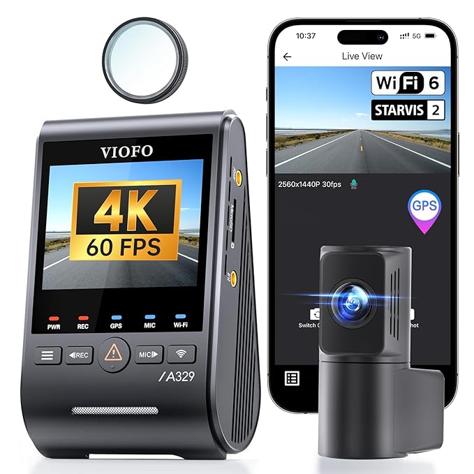 VIOFO A329S 4K 60FPS Dash Cam