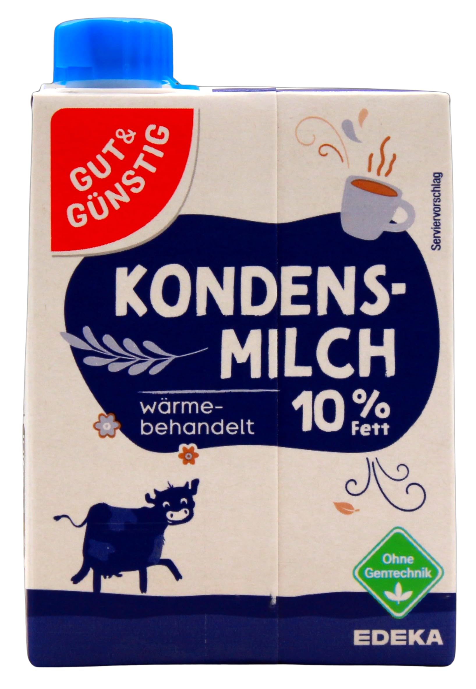 Gut & Günstig, Kondensmilch 10%, 16er Pack (16 x 340 g)