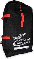 Vista 1 de Bolsa de viaje extra grande para cochecito de avión, para correr y cochecitos dobles, funda acolchada resistente al agua para cochecito para viajes