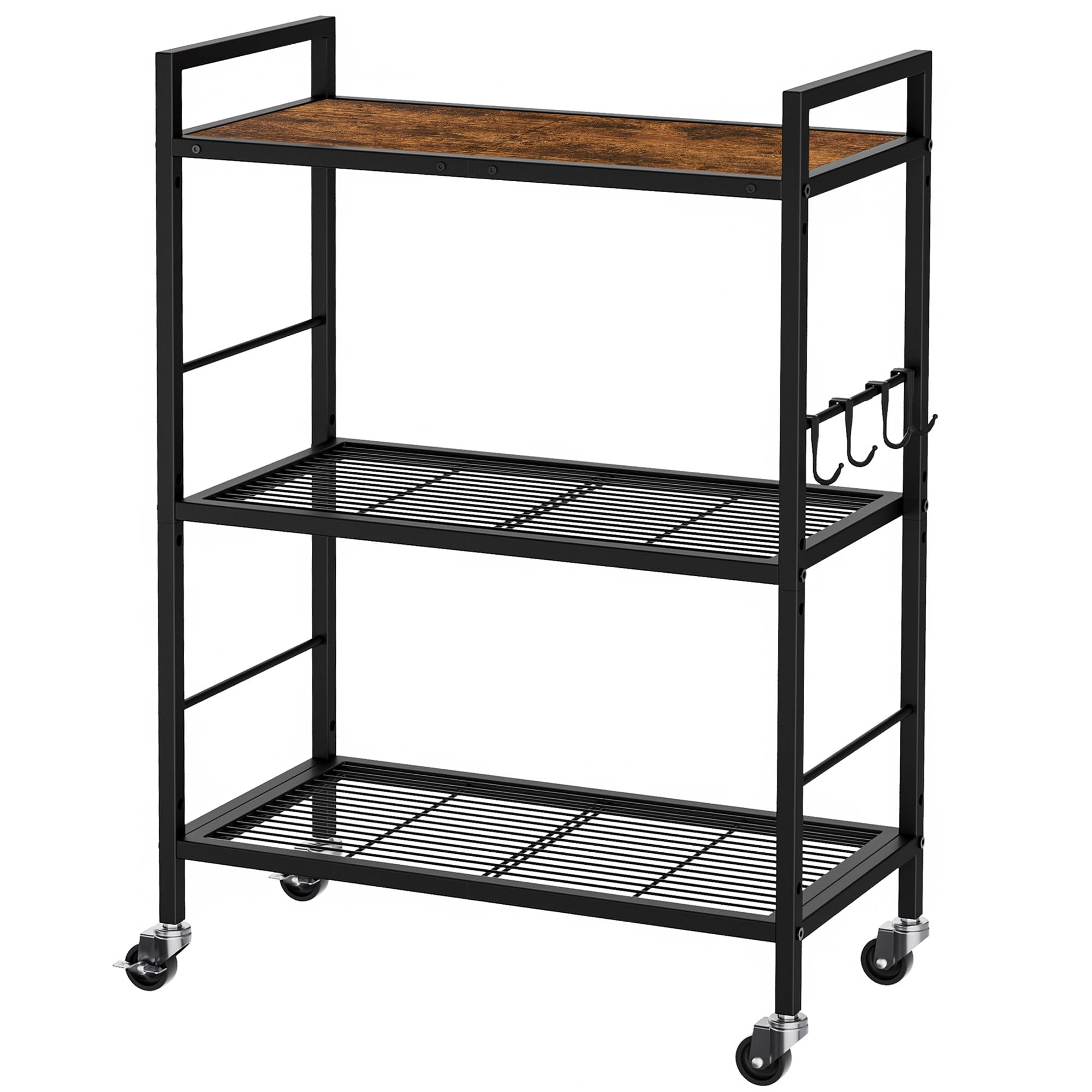 Amazon.com: XIVIRACK 3-Tier Metal Storage Rack with Industrial