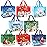 PARSUP 16PCS Christmas Gift Bags, Bronzing Non-WovenTote Treat Christmas Bags with Handles for Gifts Wrapping Shopping, Xmas Party Supplies, 12.8  9.8  6.7