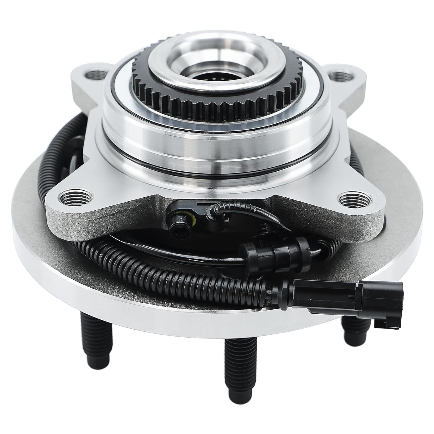 4WD Front Wheel Bearing Hub Assembly Compatible with Ford F-150 Expedition 2011 2012 2013 2014, Lincoln Navigator 2011-2014, Front Wheel Bearing Hub 515142, 6 Lugs w/ABS