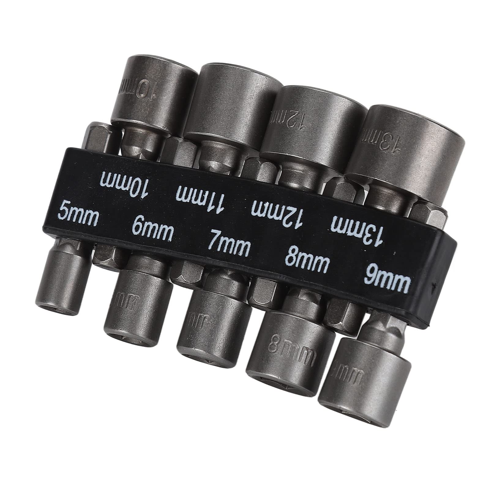 9-teiliges Steckschlüssel-Bit-Set Aus Chrom-Vanadium-Stahl – 1/4 Zoll Sechskantschaft, Mit Halter