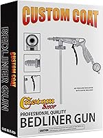 Vista 4 de U-POL Raptor GM Kit de revestimiento para camionetas en aerosol, de uretano, color blanco, incluye pistola rociadora, 6 litros.