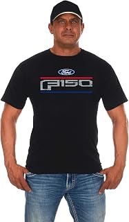 JH DESIGN GROUP Men's Ford F150 Distressed Logo Crew Neck T-Shirt