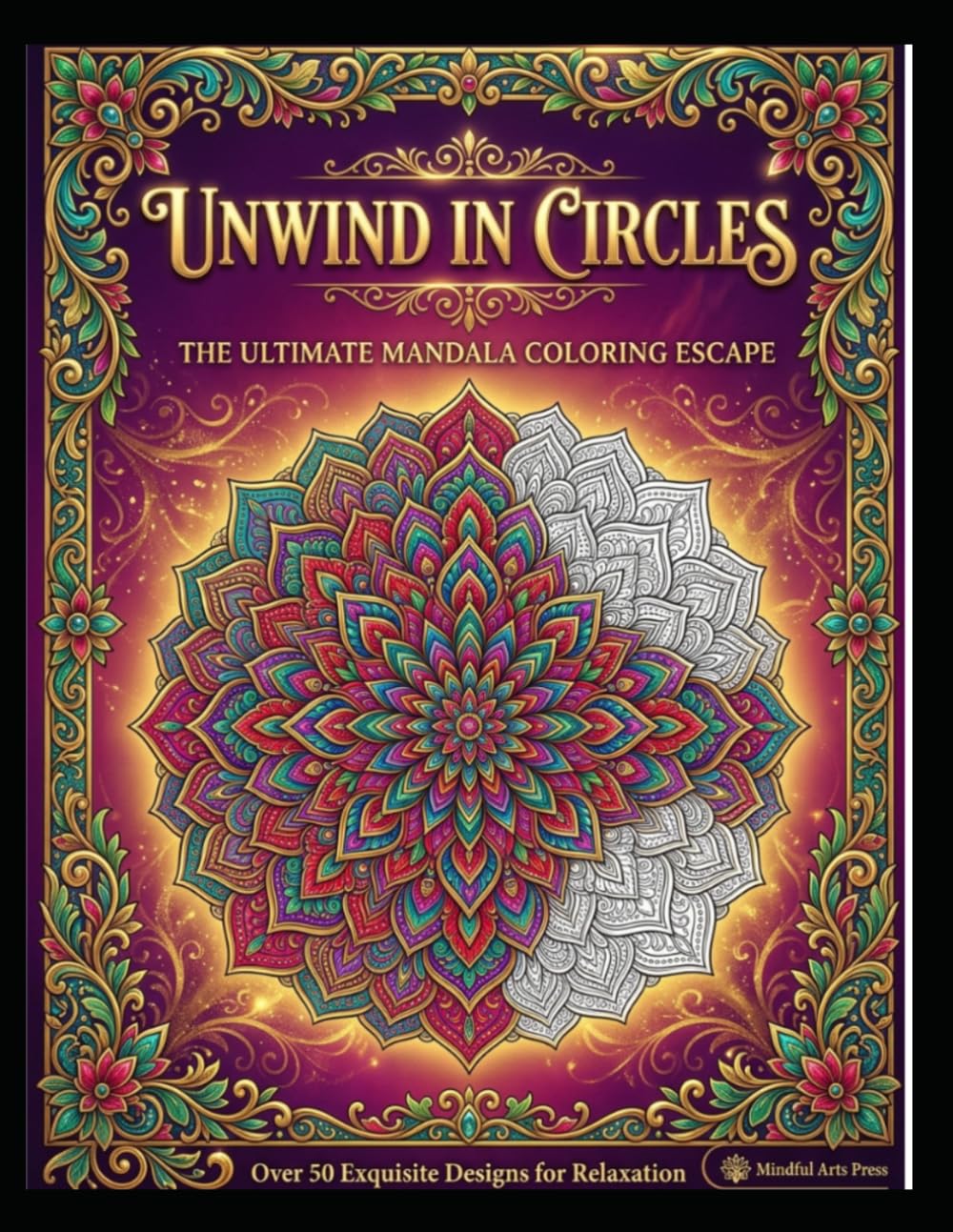 Unwind in Circles: The Ultimate Mandala Coloring Escape