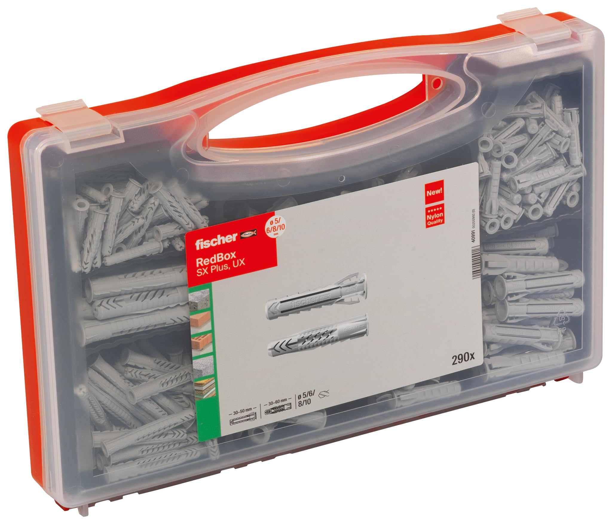 Fischer Grey Ux/Sx Red Assortment Box