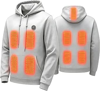 Heated Hoodie for Men and Women - Unisex Winter Warmth