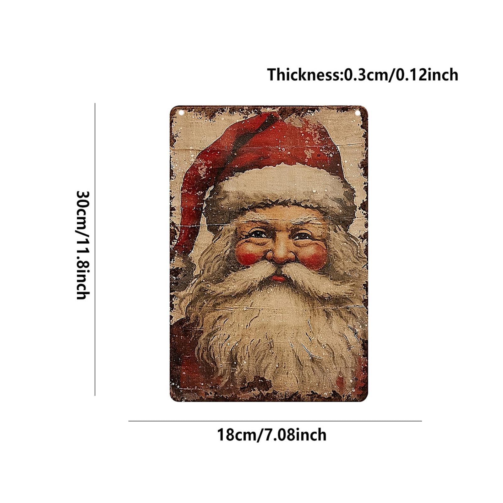 Amazon.co.jp: mivceklw サンタクロースドア装飾、クリスマス