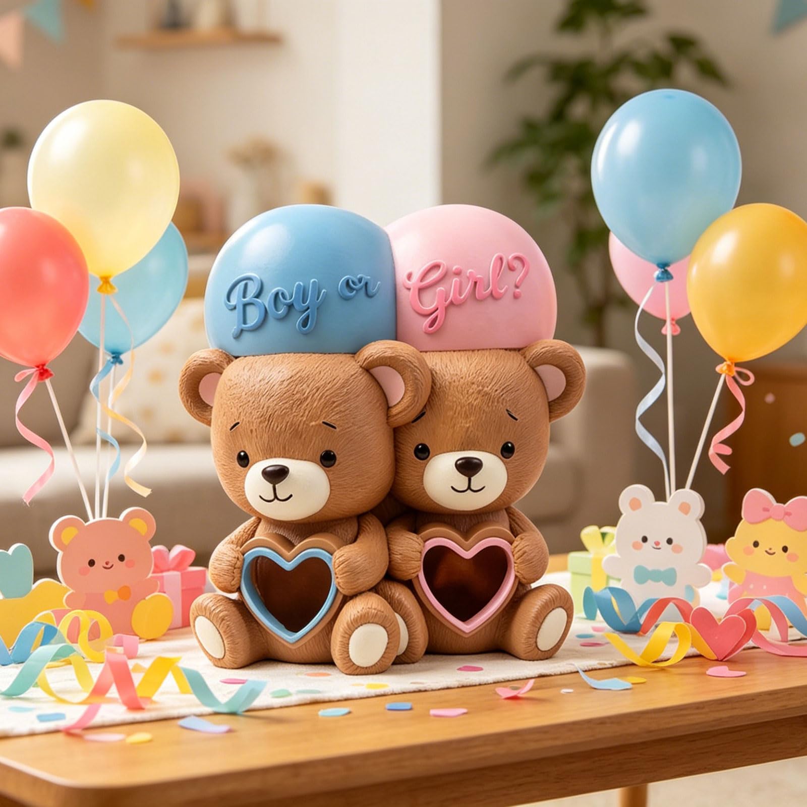 Toppers per torta con orsi, forniture per feste a tema orso