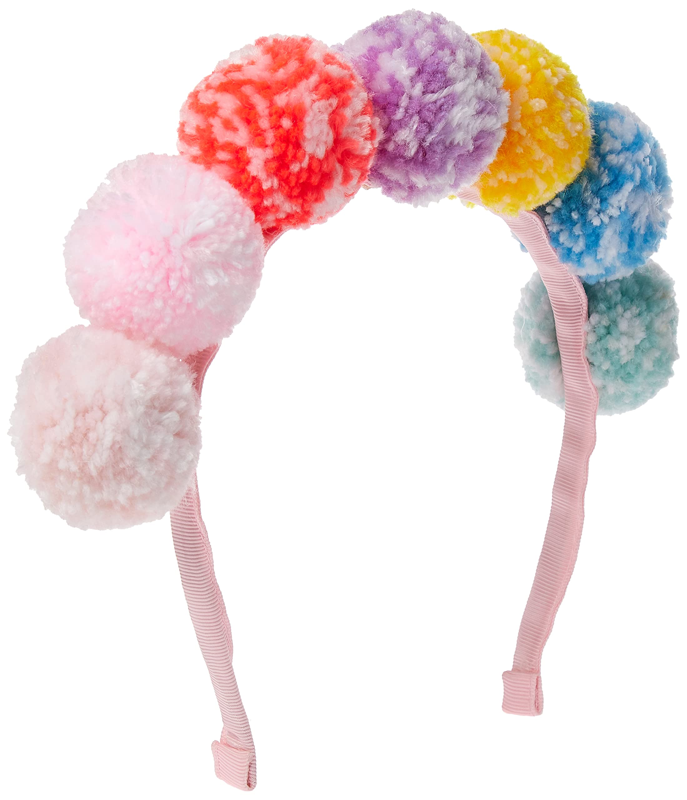 Meri Meri Rainbow Pompom Headband, One Size