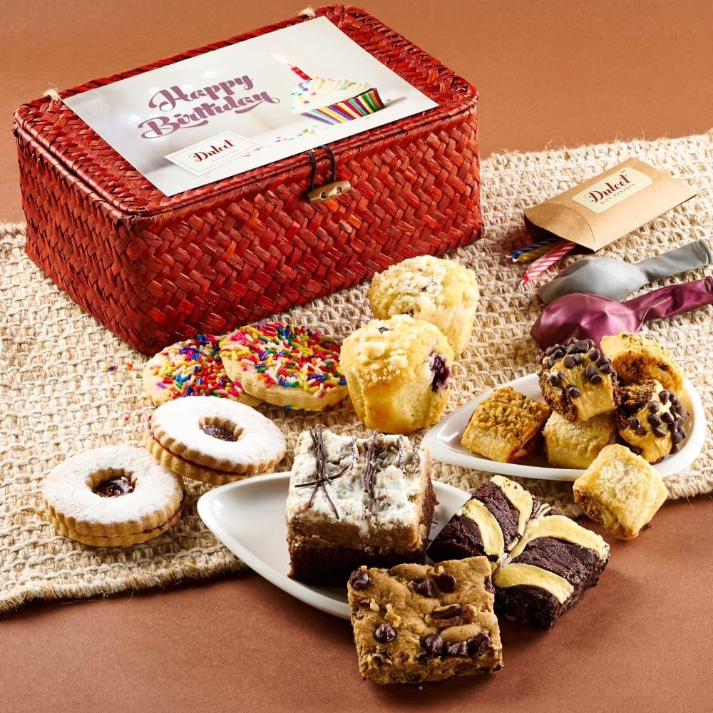 Happy Gift Baskets, Food Gifts, Gift Basket for Women, Kids, Friends, Family, Him, Her, Girls & Boys By Dulcet Gift Baskets