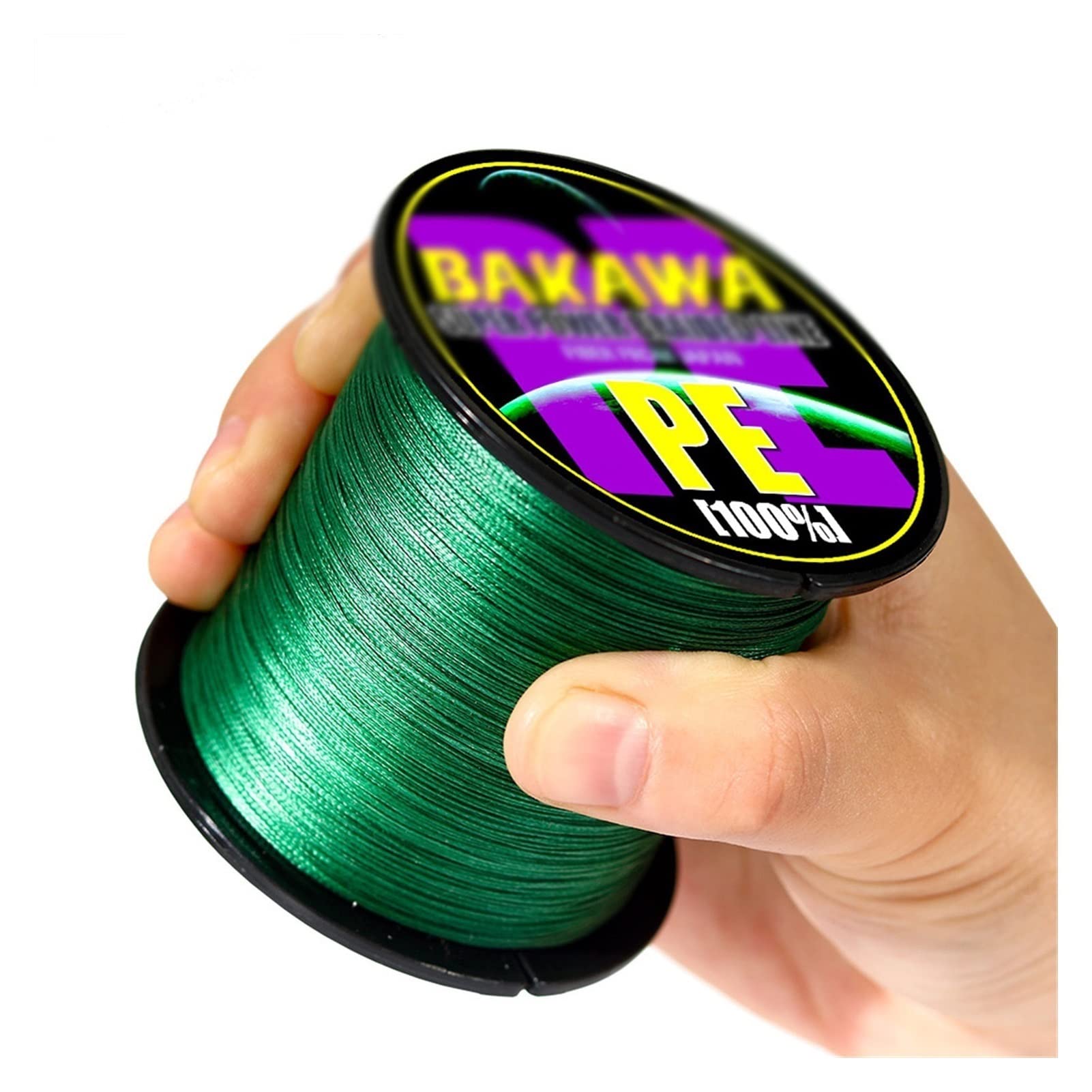 UNNS Żyłki wędkarskie Żyłki wędkarskie PE Super mocne 4 żyłki 1000 m 4,5 kg Linki multifilamentowe do wędkarstwa karpiowego Sznurek Narzędzie wędkarskie (kolor: Zielony, rozmiar: 4 żyłki 1000 m 50 funtów)