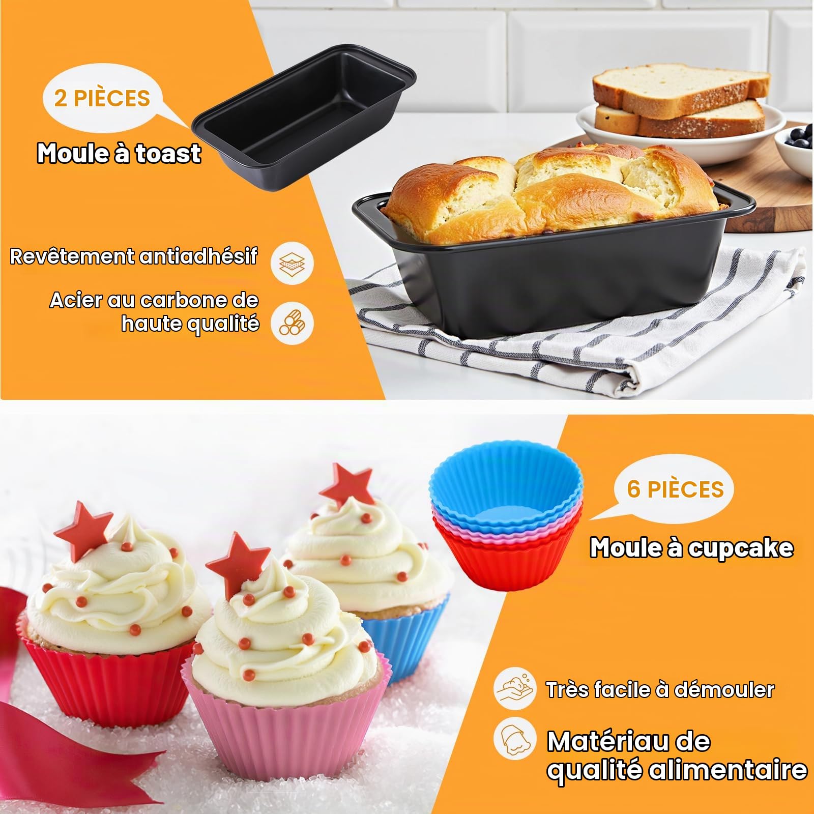 26 Pcs Air Fryer Accessoires, Moule pour Philips Air Fryer Dual Basket 3000-5000 serie 9L (6L/3L)