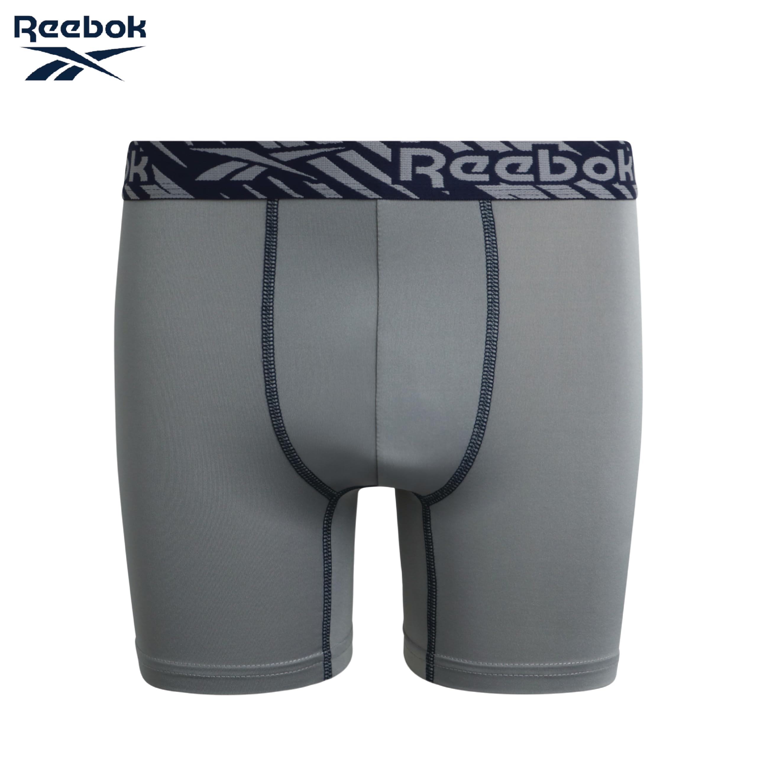 Reebok Calzoncillos Tipo bóxer de Pierna Larga para niños (Paquete de 3)